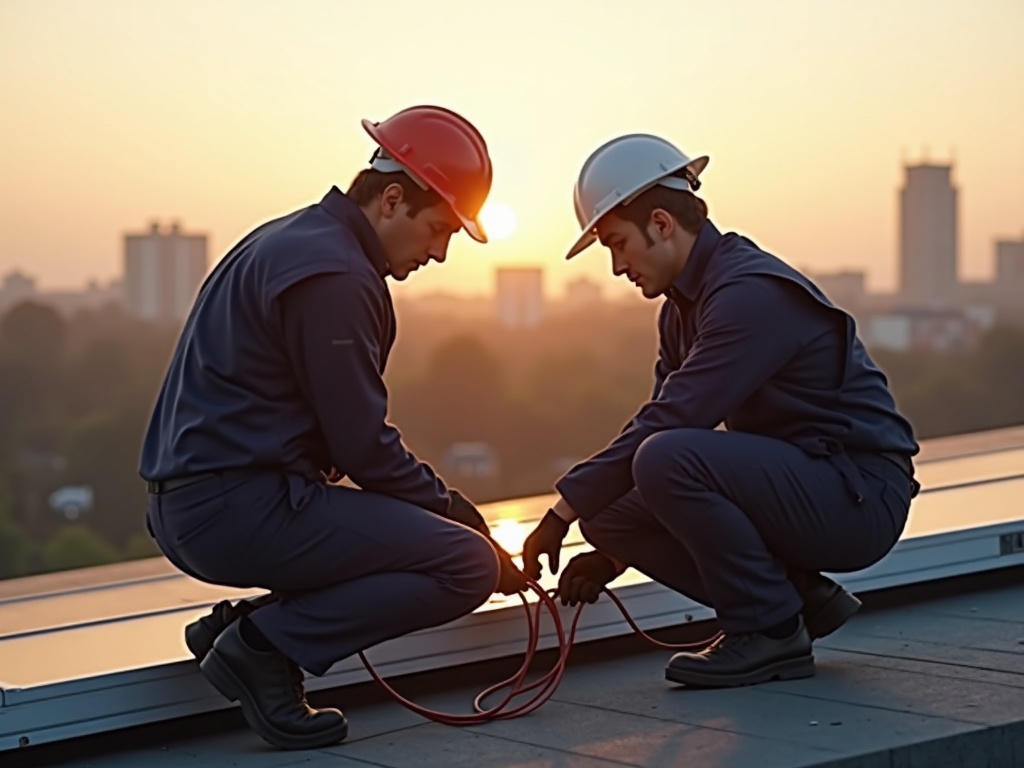 Azubi bei der Arbeit